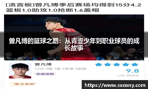 曾凡博的篮球之路：从青涩少年到职业球员的成长故事